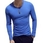 Men's Long Sleeve Cotton Thermal Undershirt | Casual Full Sleeve Round Neck Tees for Spring & Autumn - Image 4