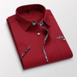 Men's Casual Summer Shirt | Korean Style Short Sleeve Cotton Button-Down Chemise - Image 10