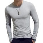 Men's Long Sleeve Cotton Thermal Undershirt | Casual Full Sleeve Round Neck Tees for Spring & Autumn - Image 8