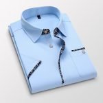 Men's Casual Summer Shirt | Korean Style Short Sleeve Cotton Button-Down Chemise - Image 7