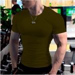 Men's Summer Short Sleeve Fitness T-Shirts | Oversized Gym & Running Tops | High-Quality Casual Workout Wear - Image 6