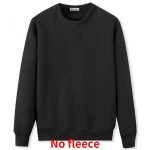 Men's Winter Fleece Thickened Sweatshirt | Loose O-Neck Hoodless Top in Solid Colors - Image 5