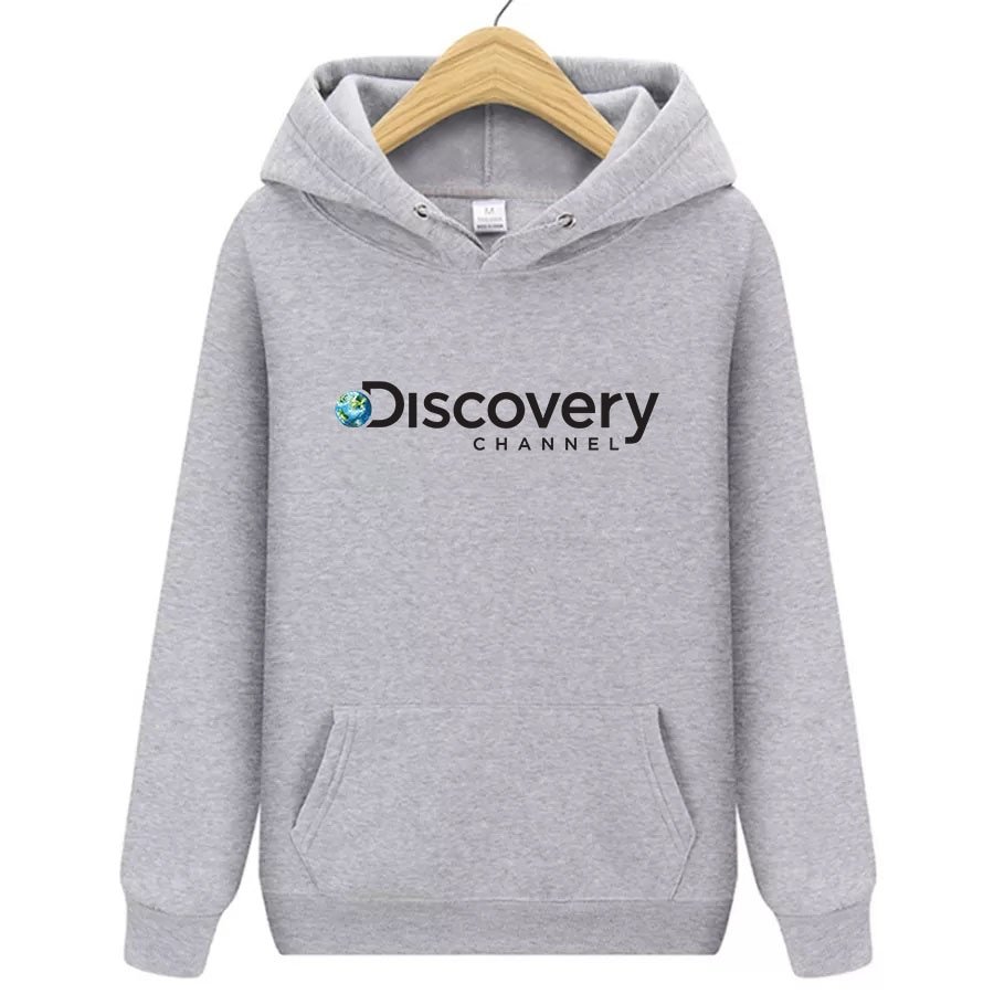 S6b9f3f094f6c421ba3549880808d0ef53.jpg Men's Long Sleeve Discovery Channel Hoodie | Fashionable & Comfortable Pullover for Spring & Autumn - Image 1