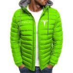 Unisex Tesla Car Logo Hoodies | Cotton Zipper Parka Coats for Winter & Autumn - Image 10