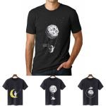 Men's Summer Round Neck T-Shirt | Casual Astronaut Print Short Sleeve Tee | Comfortable All-Match Tops