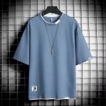 Trendy Summer Men’s T-Shirts | Solid Hip Hop Casual Tees | Street Brand Short Sleeve Tops - Image 8