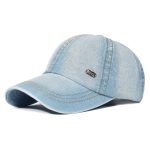 Vintage Washed Cotton Baseball Cap – Unisex Denim Dad Hat, Adjustable Trucker Style - Image 10