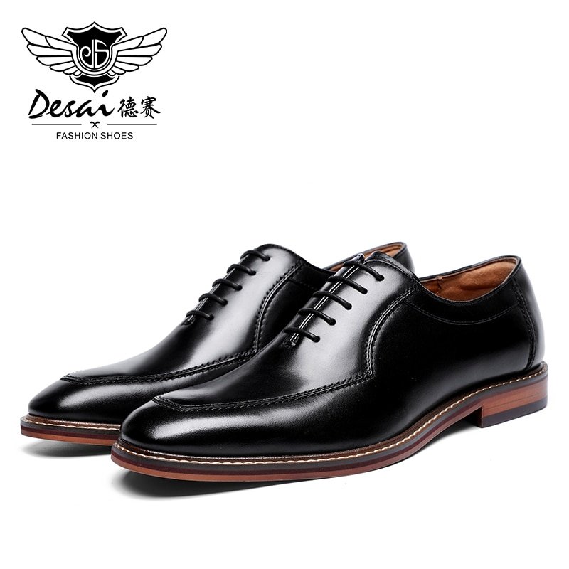 Dress Shoes Oxfords Men’s Dress Shoes Oxfords | Genuine Leather Italian Formal Shoes for Parties & Events - Image 1