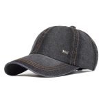 Vintage Washed Cotton Baseball Cap – Unisex Denim Dad Hat, Adjustable Trucker Style - Image 2