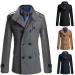 Men's Woolen Overcoat | Double Breasted Thickened Jacket for Winter - Image 4