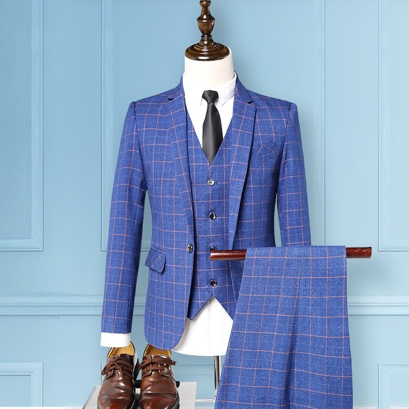 S2317f4a6f86b4ebea6becd4f981abe1ah.jpg Custom-Made Groom Wedding Ensemble | High-End Blazer & Classic Dress Trousers - Image 1