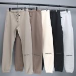 ESSENTIALS Men's Sweatpants – High-Quality 100% Cotton Autumn/Winter Hip Hop Streetwear
