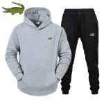 CARTELO Men's Fashion Suit – Autumn/Winter Fleece Hoodie and Pants 2-Piece Sports Set - Image 4