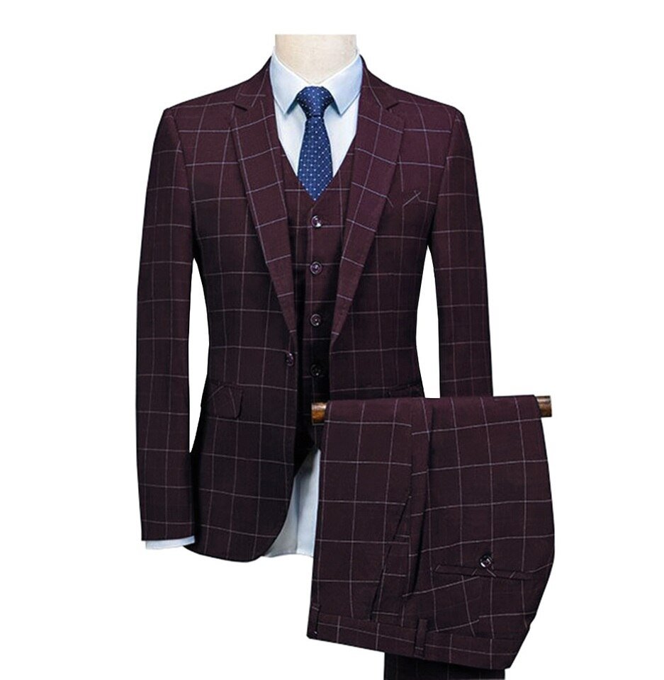 S5ec3ebf16a7149599fc11763406e8c3cL.jpg_960x960.jpg Custom-Made Groom Wedding Suit | High-End Blazer & Classic Dress Trousers - Image 1