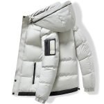 Men's Hooded Down Parka | Thick Warm Windproof Winter Jacket - Image 2