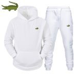CARTELO Men's Fashion Suit – Autumn/Winter Fleece Hoodie and Pants 2-Piece Sports Set - Image 2