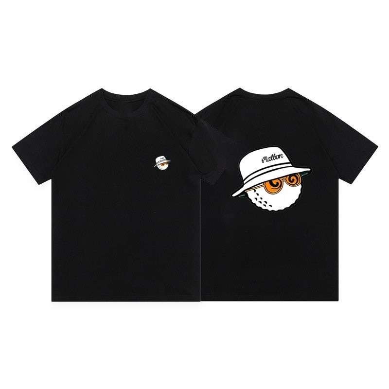 Sc711734783ff44bfa6836e83634f01fbS.jpg Men & Women Golf T-Shirt - Fashionable Loose Fit Short Sleeve Top for Couples - Image 1