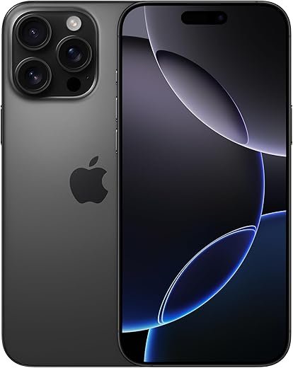 iPhone 16 Pro Max / 256GB / Black Titanium - MYW33LL/A (SIM Free)