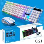 Midio RX-8 RGB Backlight Mechanical Keyboard with RGB 7-Colour Mouse G21B – Perfect for Gamers
