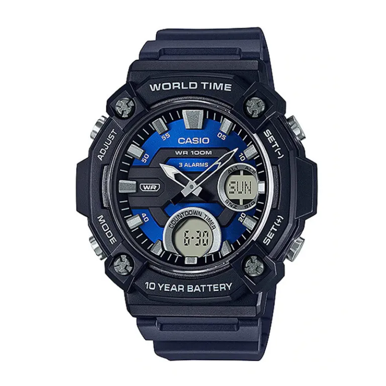 Men’s Digital Watch Men’s Digital Watch | 100m Water Resistance, 10-Year Battery, World Time, Telememo, Sports Watch - Image 1