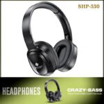 SOVO SHP-550 Wireless Bluetooth 5.3 Headphones – Crazy Bass, ANC, Foldable, HD Sound & Soft Earpads