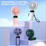 Portable Handheld Fan – Quiet, Wind & Aromatherapy