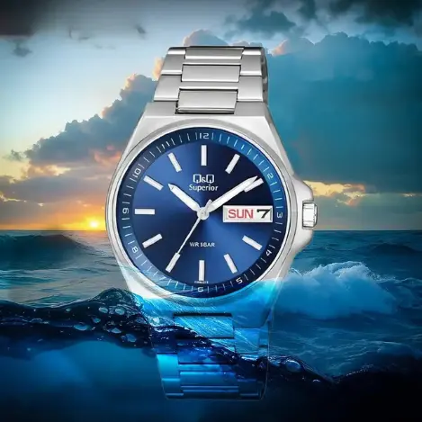 Day-Date Analog Watch Q&Q S396J212Y Superior Day-Date Analog Watch - Image 1