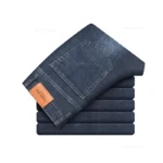 Men's Summer Lightweight Straight Fit Cotton Stretch Jeans - Image 8