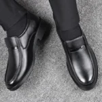 Men's Italian Leather Dress Shoes – Formal Business Luxury - Image 3