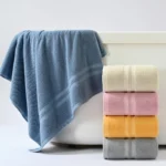2-Pack Cotton Large Bath Towels – Absorbent 70x140cm