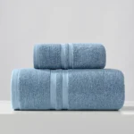 2-Pack Cotton Large Bath Towels – Absorbent 70x140cm - Image 10