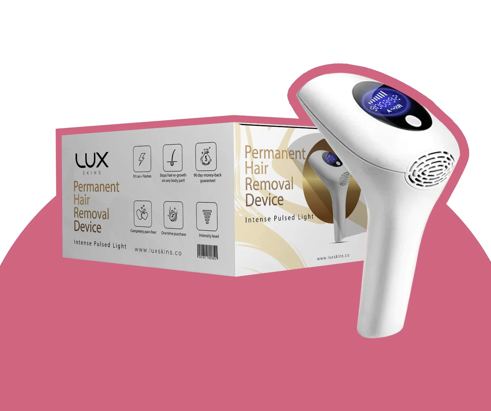 Hair Removal Laser Device Advanced IPL Hair Removal Laser Device – Ultra Fast & Painless Permanent Hair Removal - Image 1