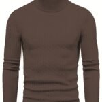 Men's Knitted Turtleneck Pullover | Old Money Style & Warm High Stretch - Image 18