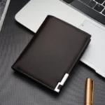 Men's Short Business Wallet - Multi-Card Slot, PU Leather, Iron Edge - Image 8