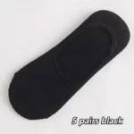 5 Pairs black