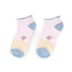 Ruffled Floral Ankle Socks for Women | Cute Low Cut Cotton Design