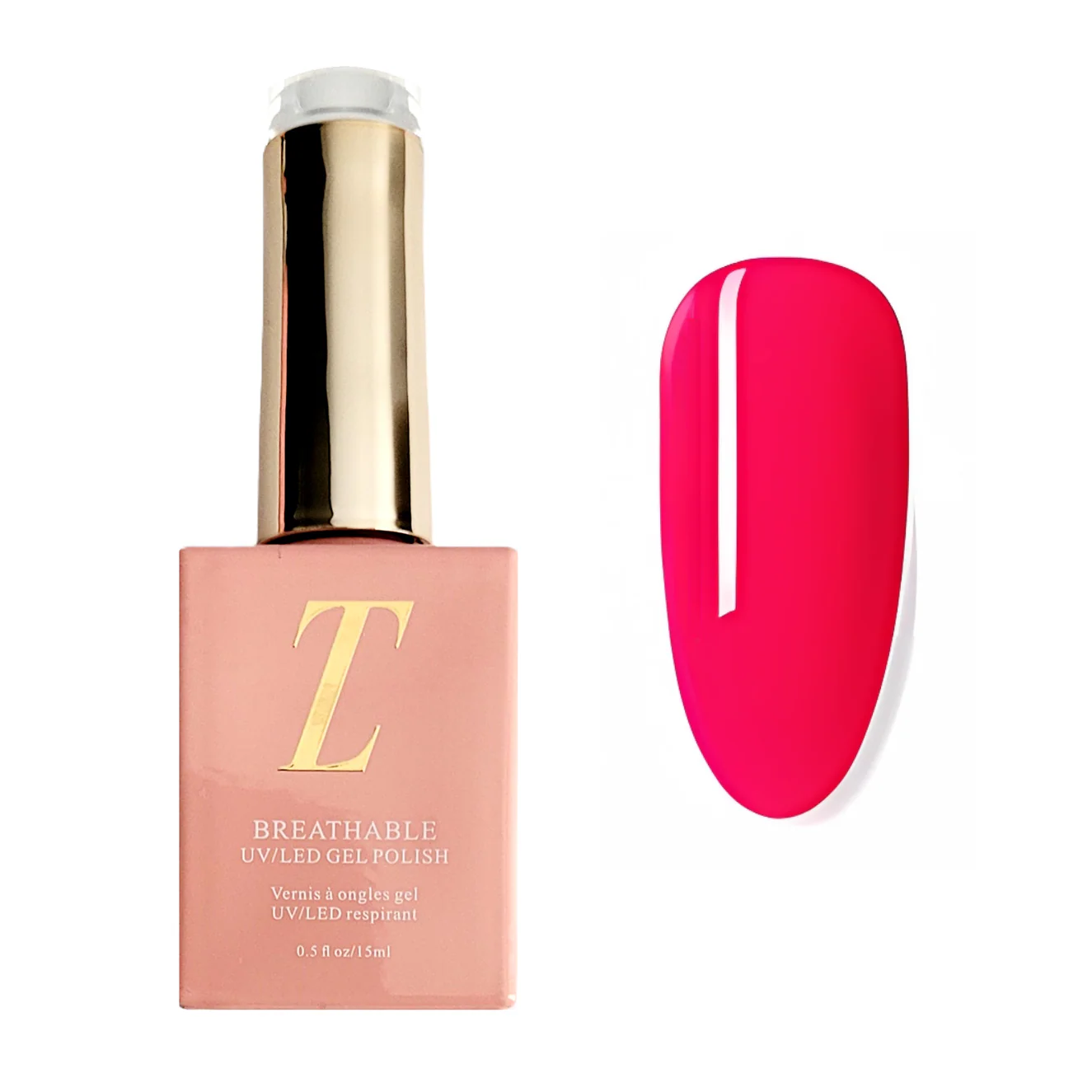 LED Gel Nail Polish Pink UV/LED Gel Nail Polish – Long Lasting Breathable Gel Color - Image 1