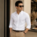 Men's Premium Oxford Shirt Slim Fit Cotton Button Down Shirt